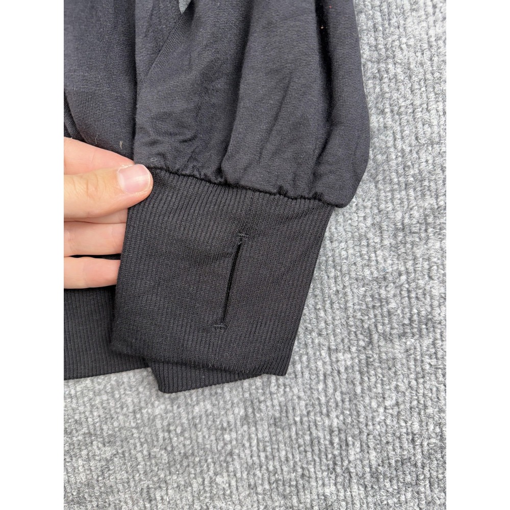 JoyLab Sweatshirt Womens Medium Black Long Sleeve Pullover Thumbholes Lounge - Picture 9 of 10